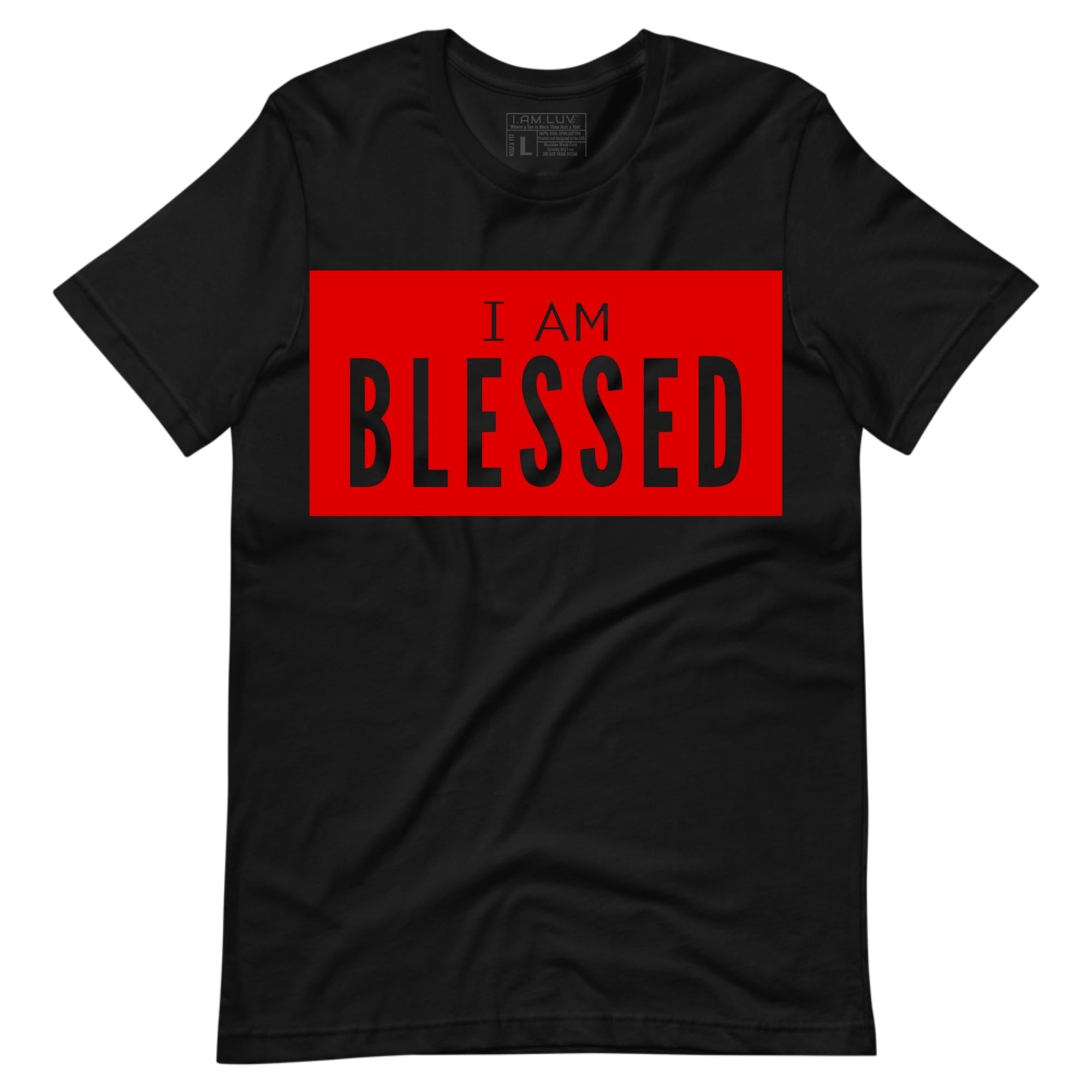 BLESSED RED BOXED - IAMLUVbyV