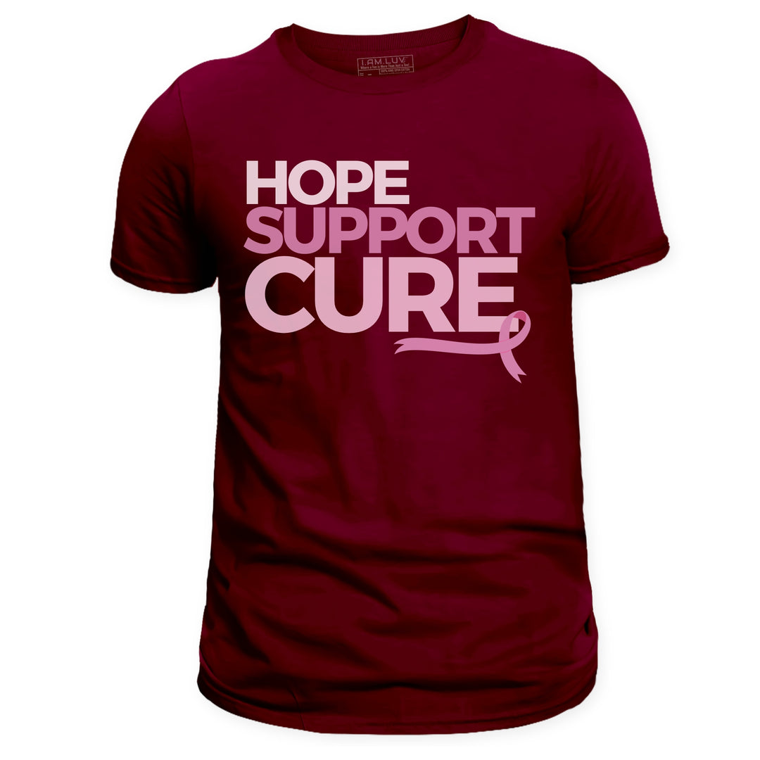 Hope, Support, Cure Short Sleeve T-Shirt