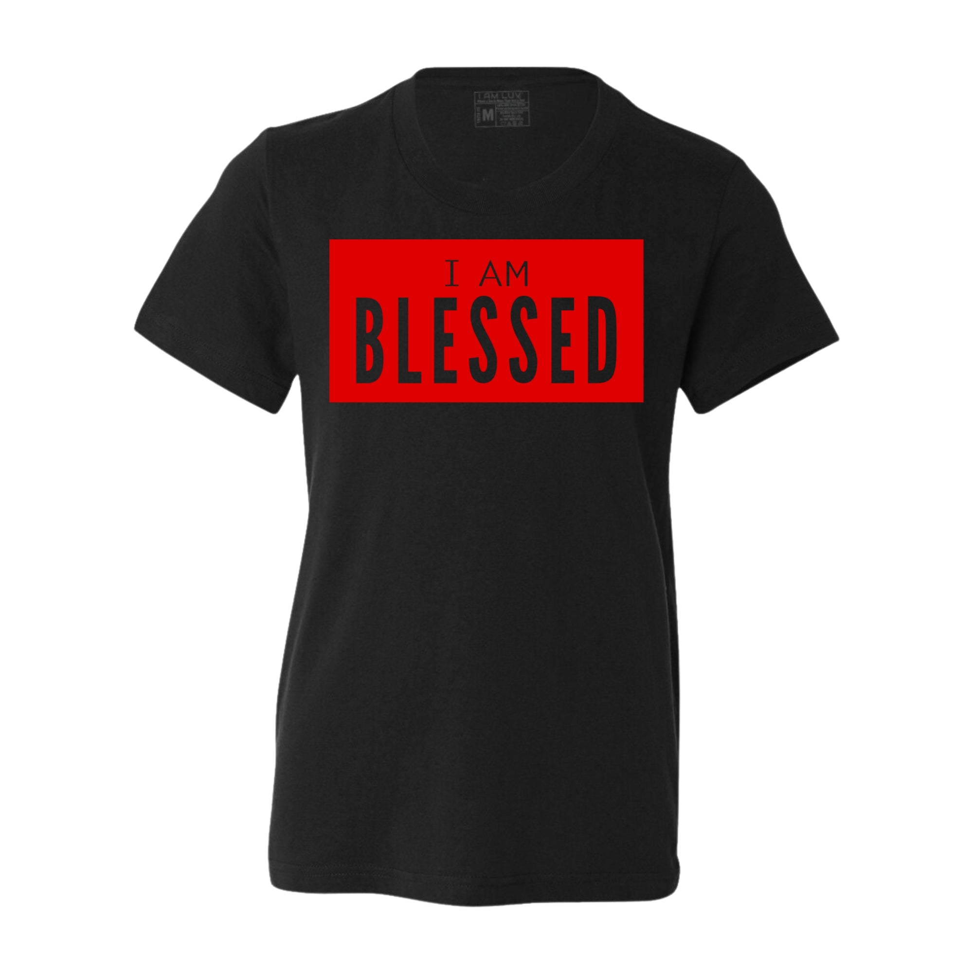 BLESSED BOXED YOUTH TEE - IAMLUVbyV