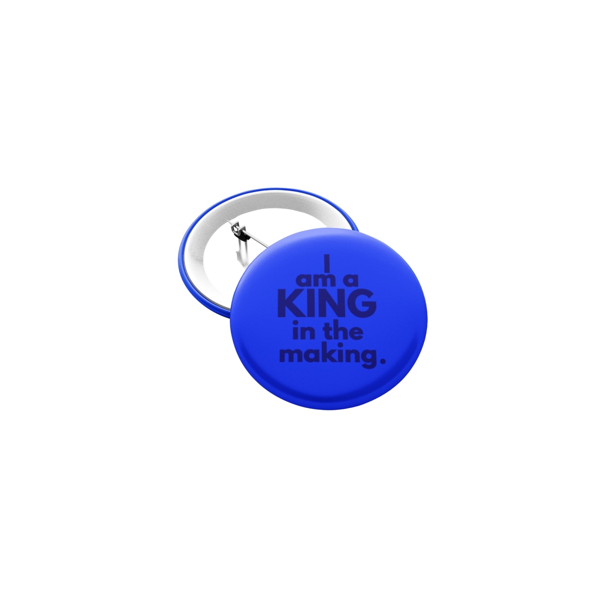 King in the Making - 1.5" Pin-Back Button - IAMLUVbyV