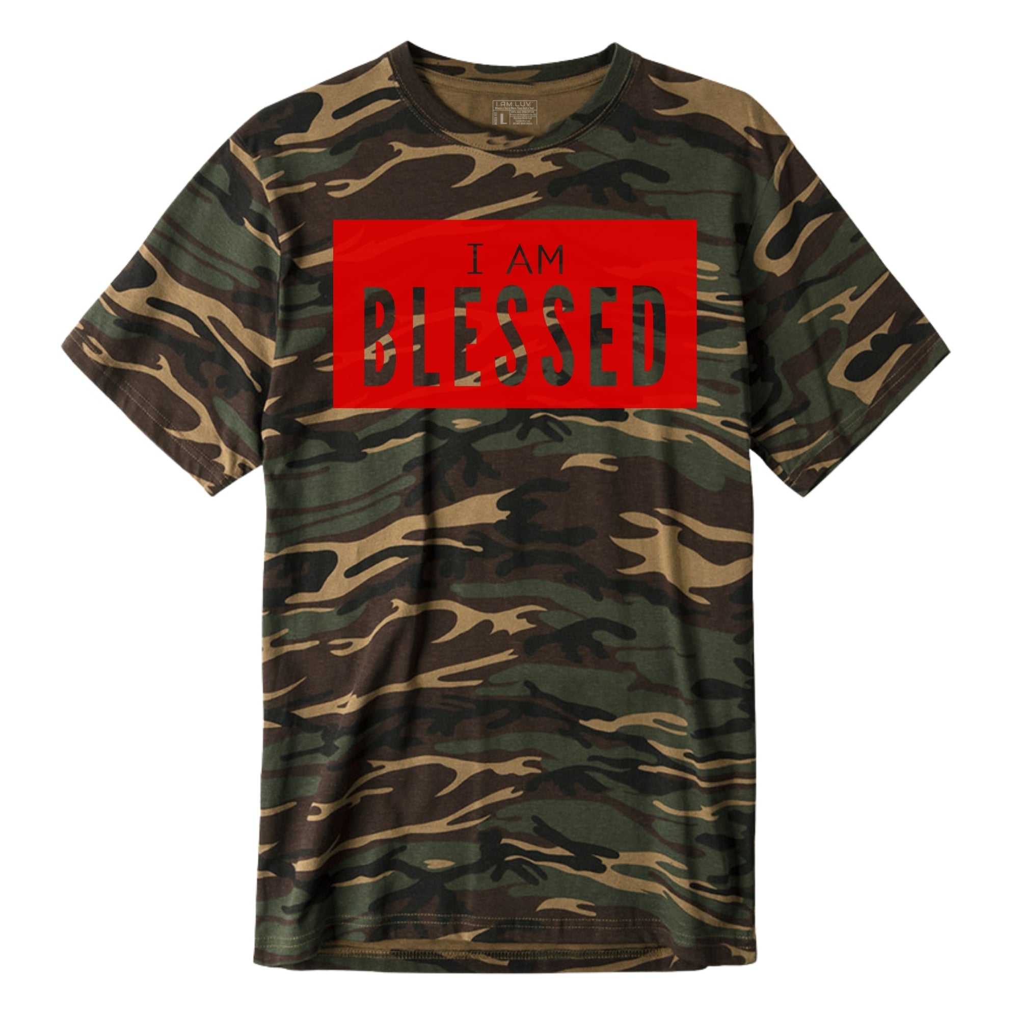 BLESSED RED BOXED CAMO - IAMLUVbyV