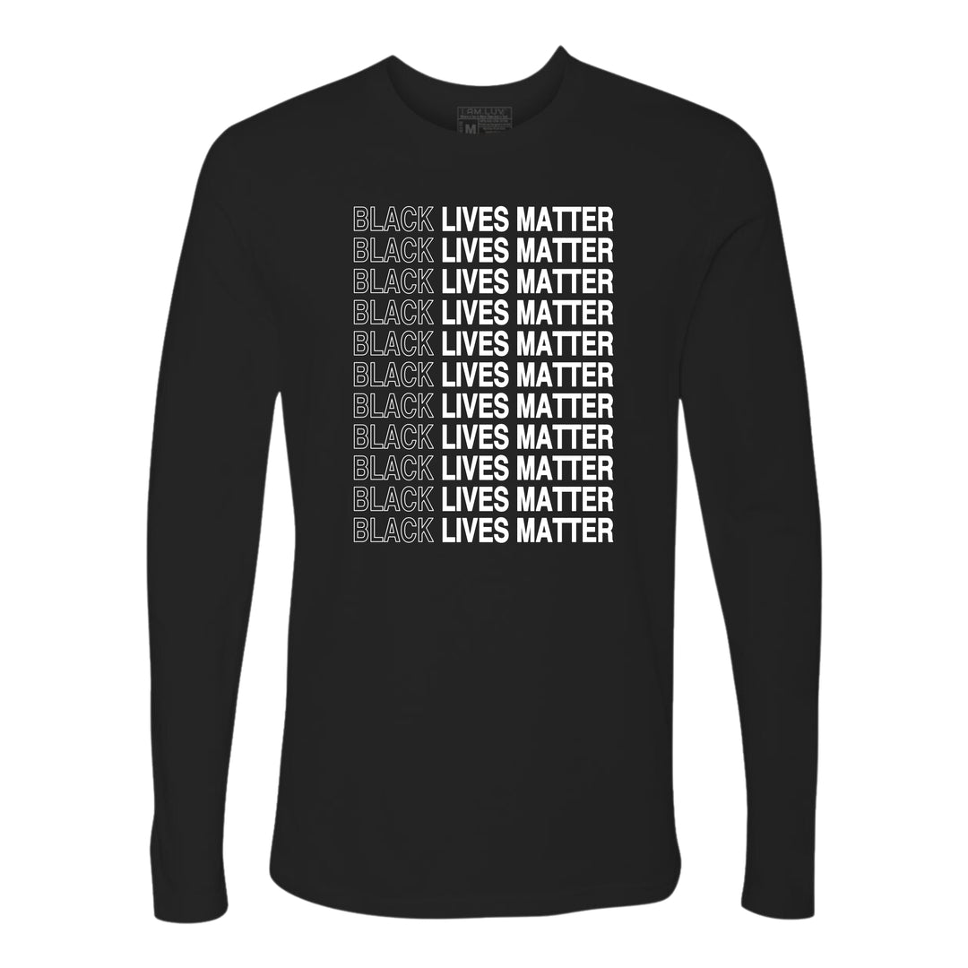 BLACK LIVES MATTER LONG SLEEVE TEE - IAMLUVbyV