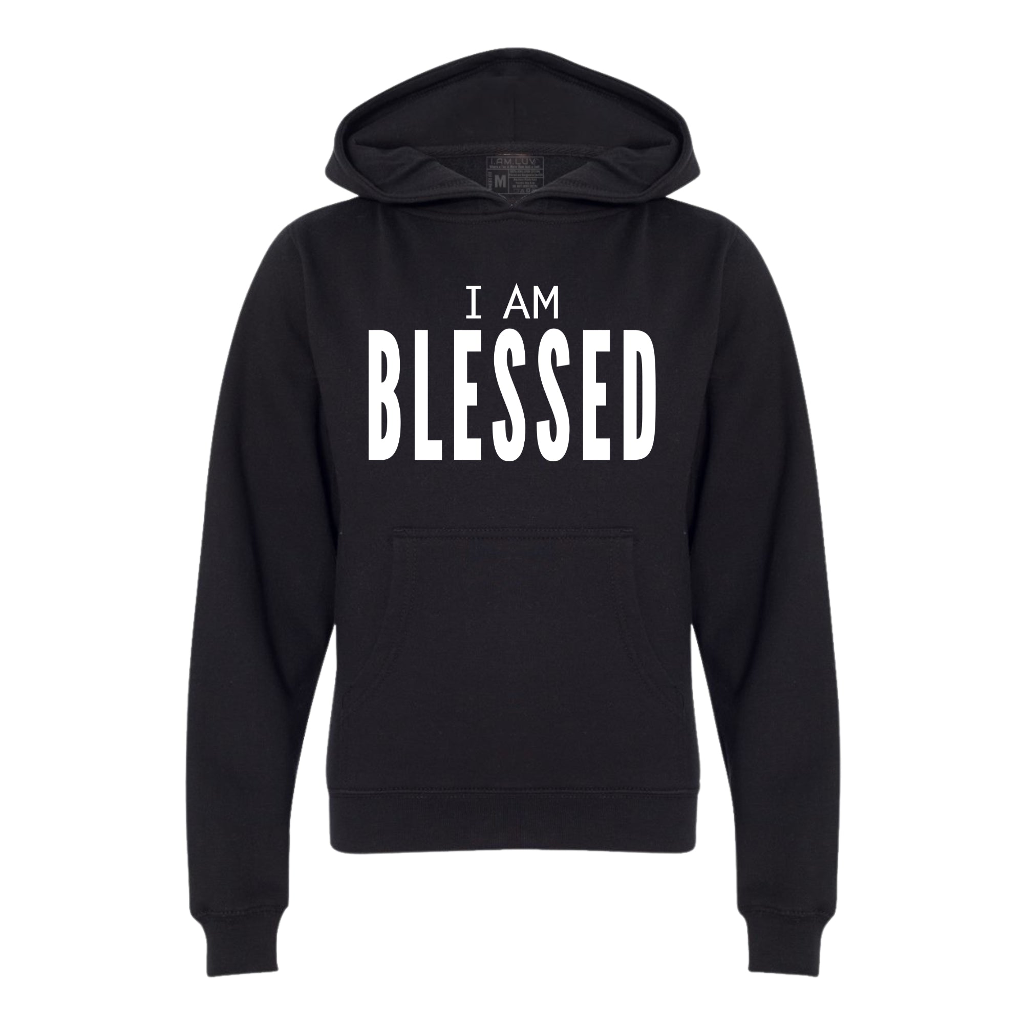 I AM BLESSED YOUTH HOODIE - IAMLUVbyV